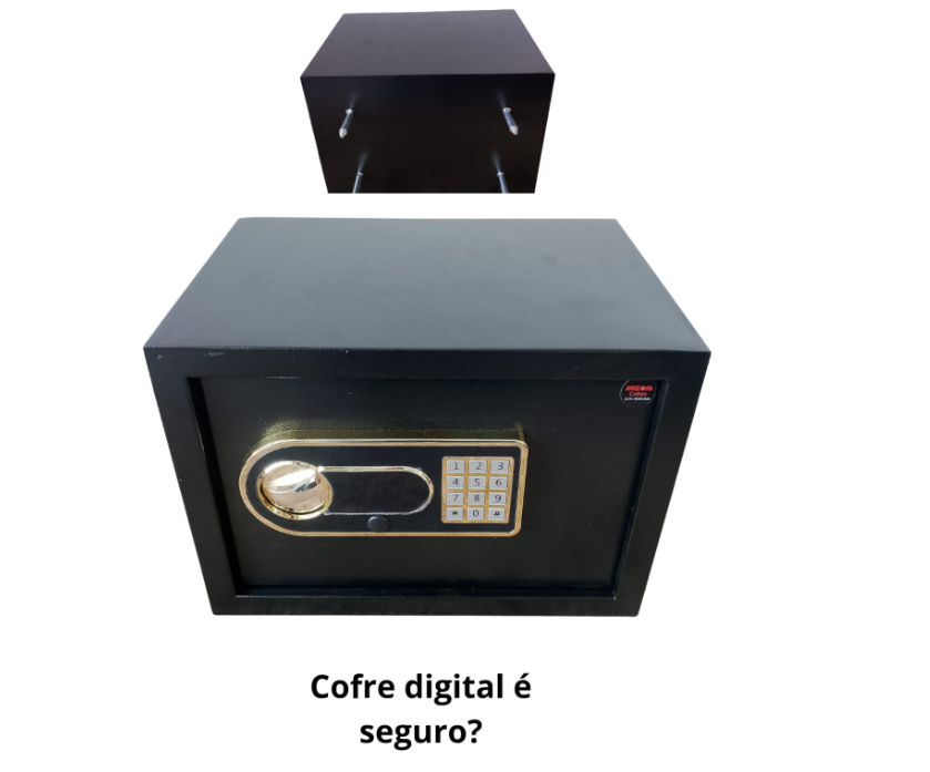 O cofre digital é seguro - Mizom Cofres